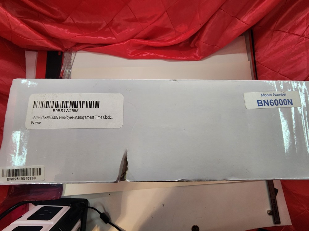 Time Clock uAttend BN6000 Biometric System for Small Business with Cloud-Based