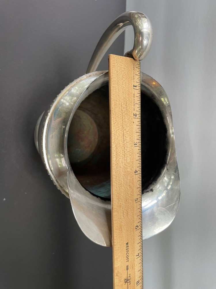 Pilgrim brand, silver plated water pitcher / vase