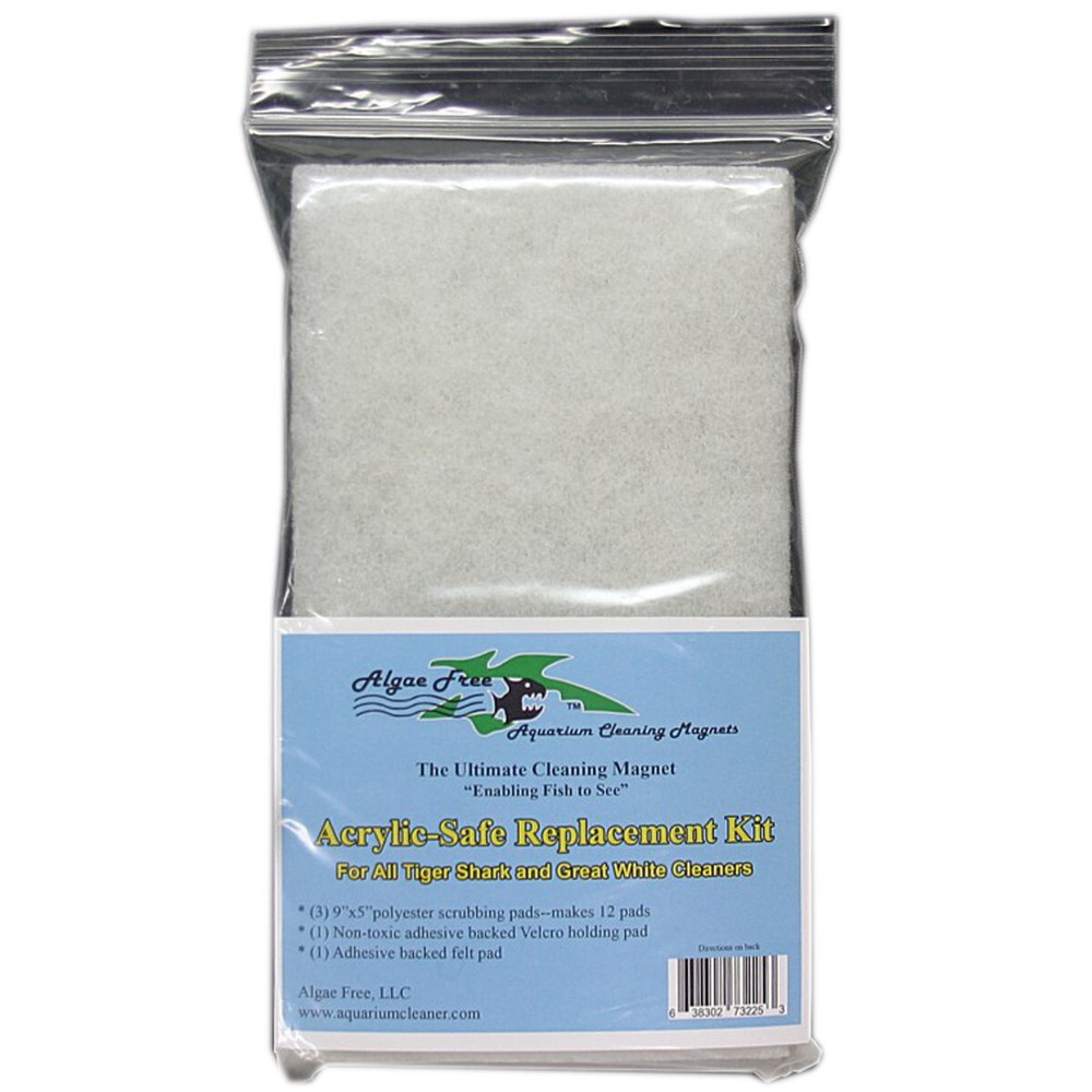 Algae Free Large Acrylic Pad Kit for Piranha & Hammerhead Algae Scrapers