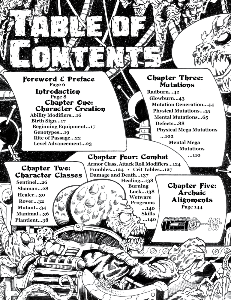 Mutant Crawl Classics Core Rulebook (Hardcover)