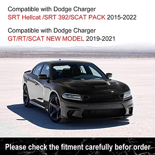 Front Bumper Lip Splitter Protector Compatible with Dodge Charger SRT