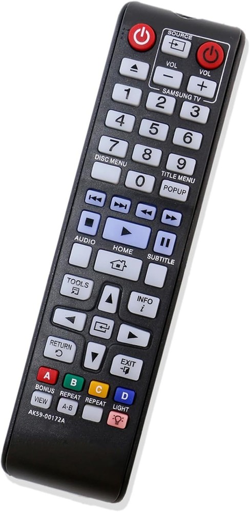 AK59-00172A Replace Remote Control fit for Samsung Blu-Ray Disc DVD Black