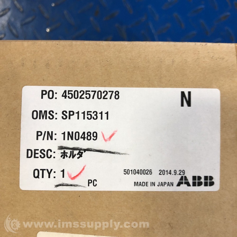 ABB 1N0489 Holder FNOB