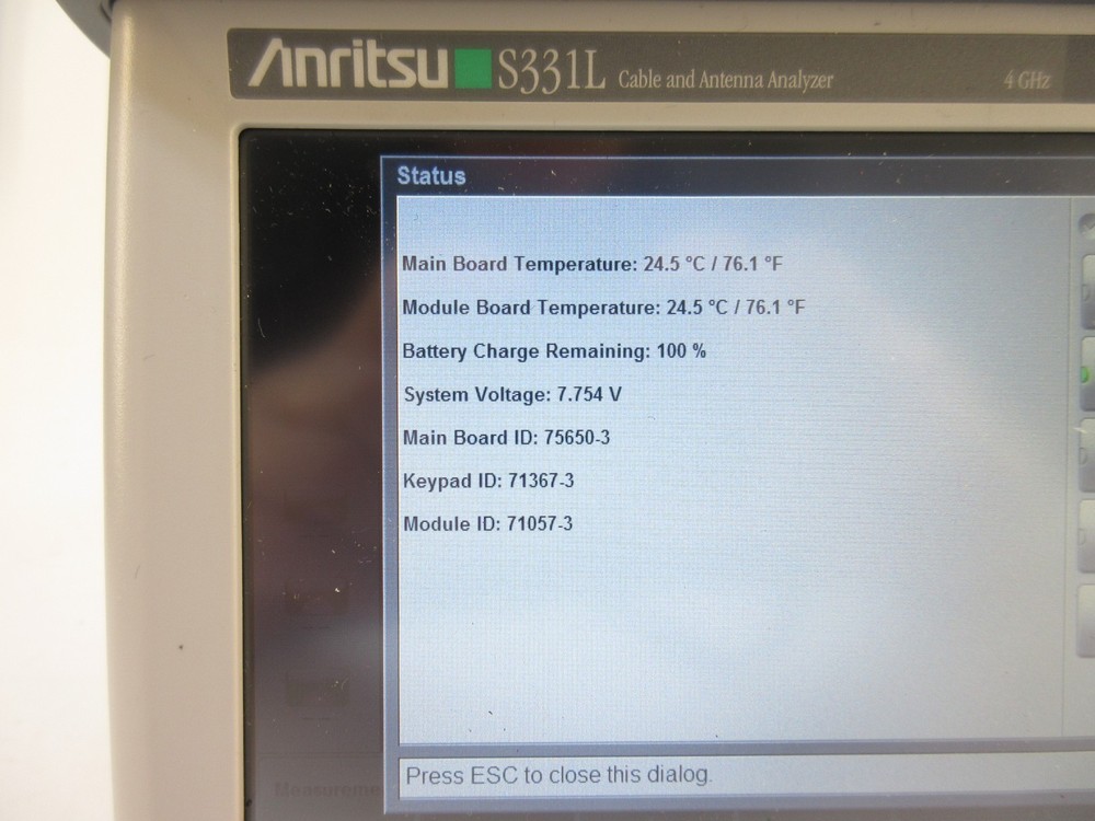 Anritsu S331L Site Master 4GHz CBL & Ant. Analyzer, w/ Phase Cable, more