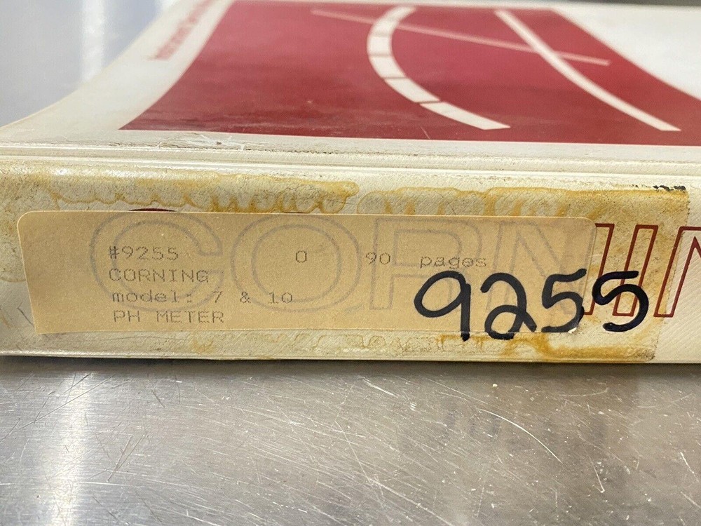Corning 7 & 10 PH meter - Users Guide / Instruction Book / Manual