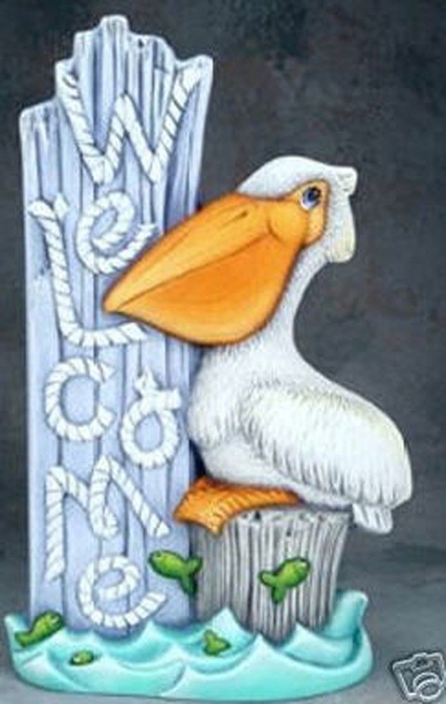 Ceramic Bisque ~~Ready to Paint ~~WELCOME Pelican