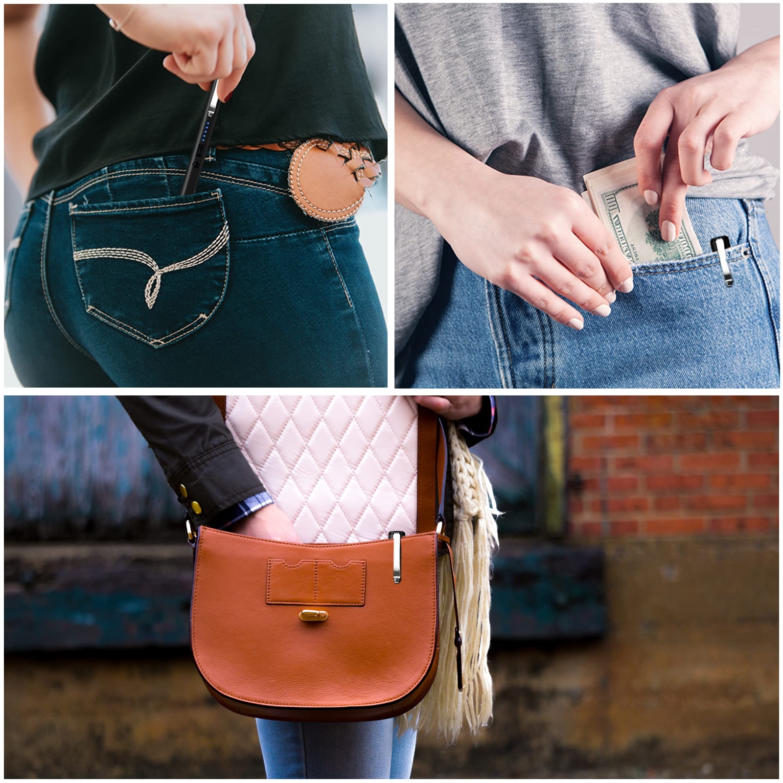 FIGHTSENSE High Power Stun Gun & Pepper Spray for Self Defense Combo Pack