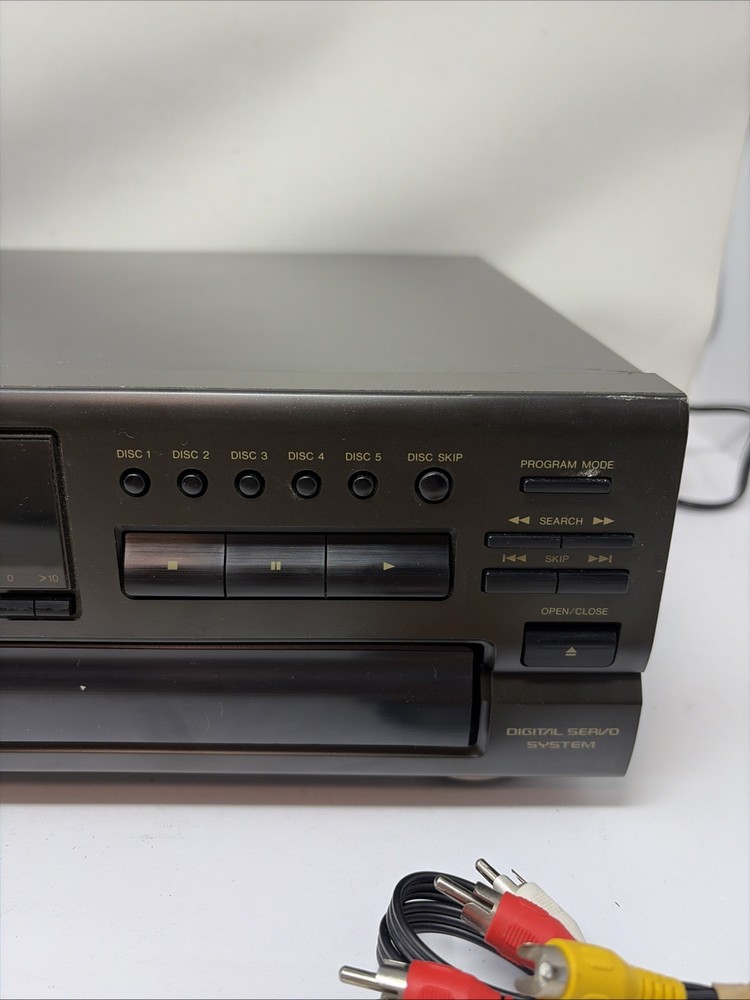 Technics Compact Disc Changer SL-PD867 5 Disc Changer System - Tested -No Remote