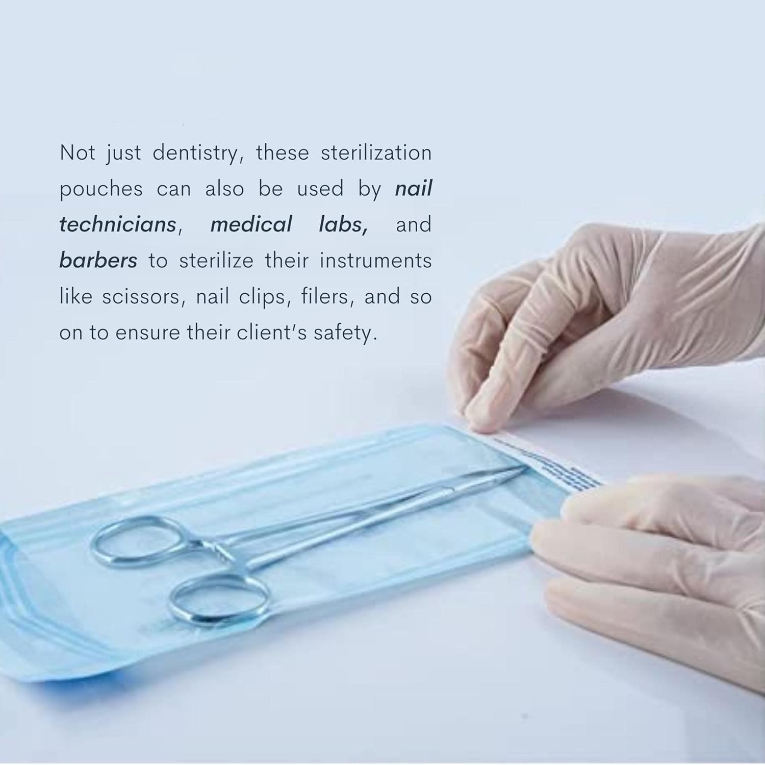 Sterilization Pouches- 3.5 " x 9 " Dental Medical Self Seal Pouch Bag 1000pcs