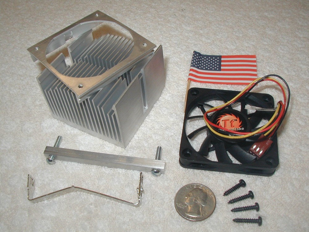 CPU Heatsink with 12 Volt Fan