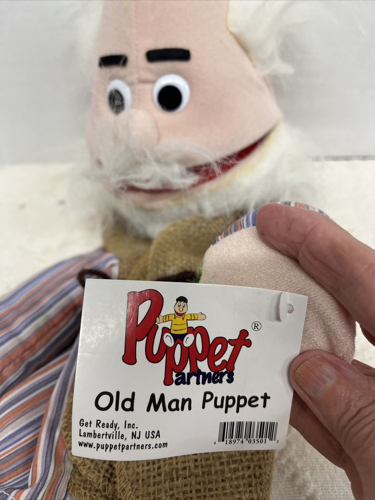 Puppet Partner Ole Man Puppet Get Ready Inc