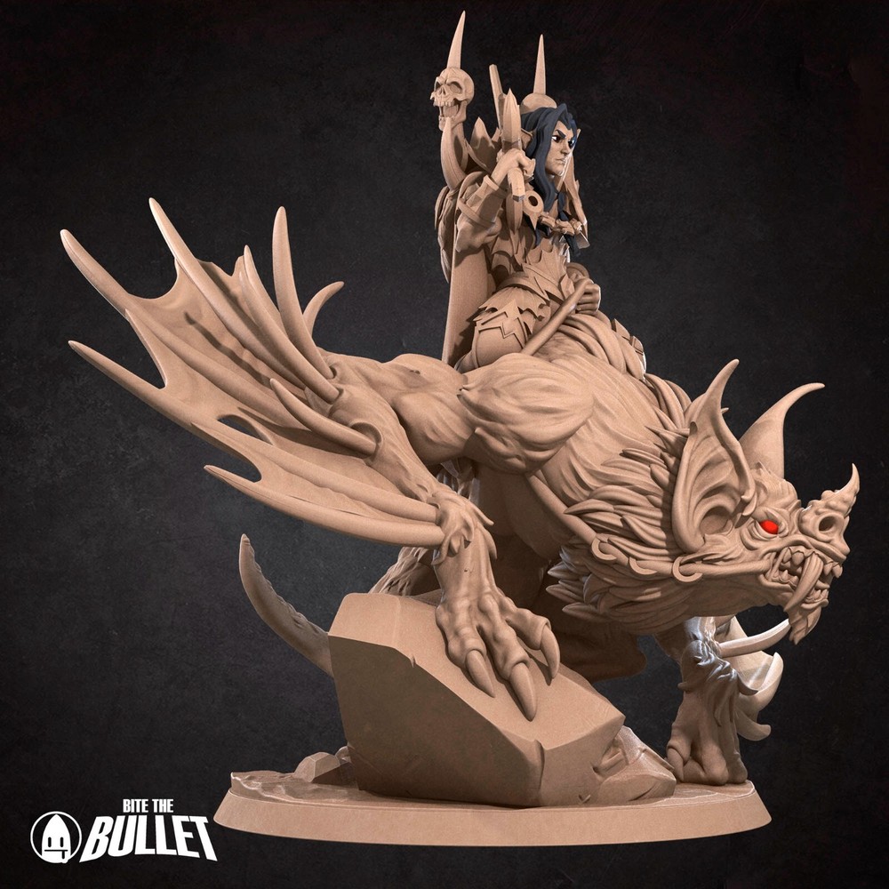 Vampire Mounted Commander - Bat Rider - Bite the Bullet - Dungeons and Dragons