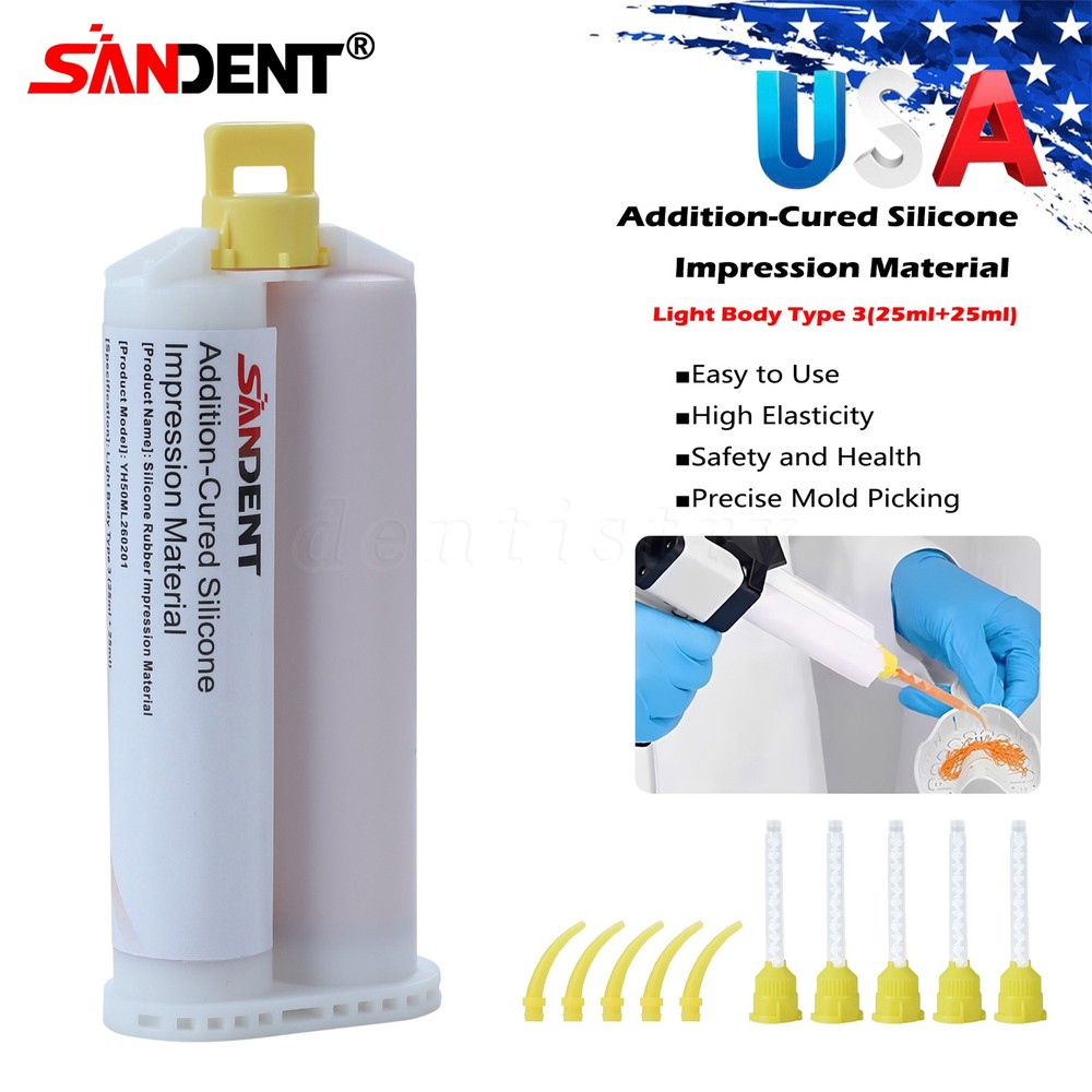 Dental Putty Fast Set PVS VPS Dental Impression Material Silicon Base+Catalystst