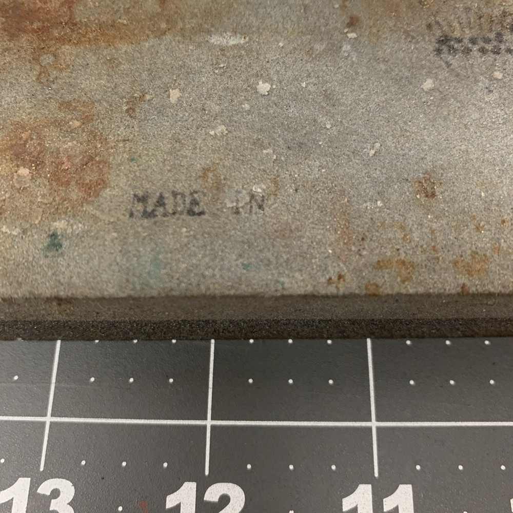 VINTAGE Knife sharpener Stone 8"x1"x2"