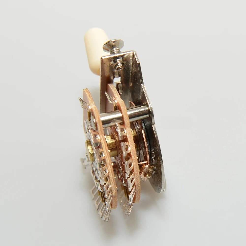 Guitar five-position super pickup selector switch, four-pole dual-chip type