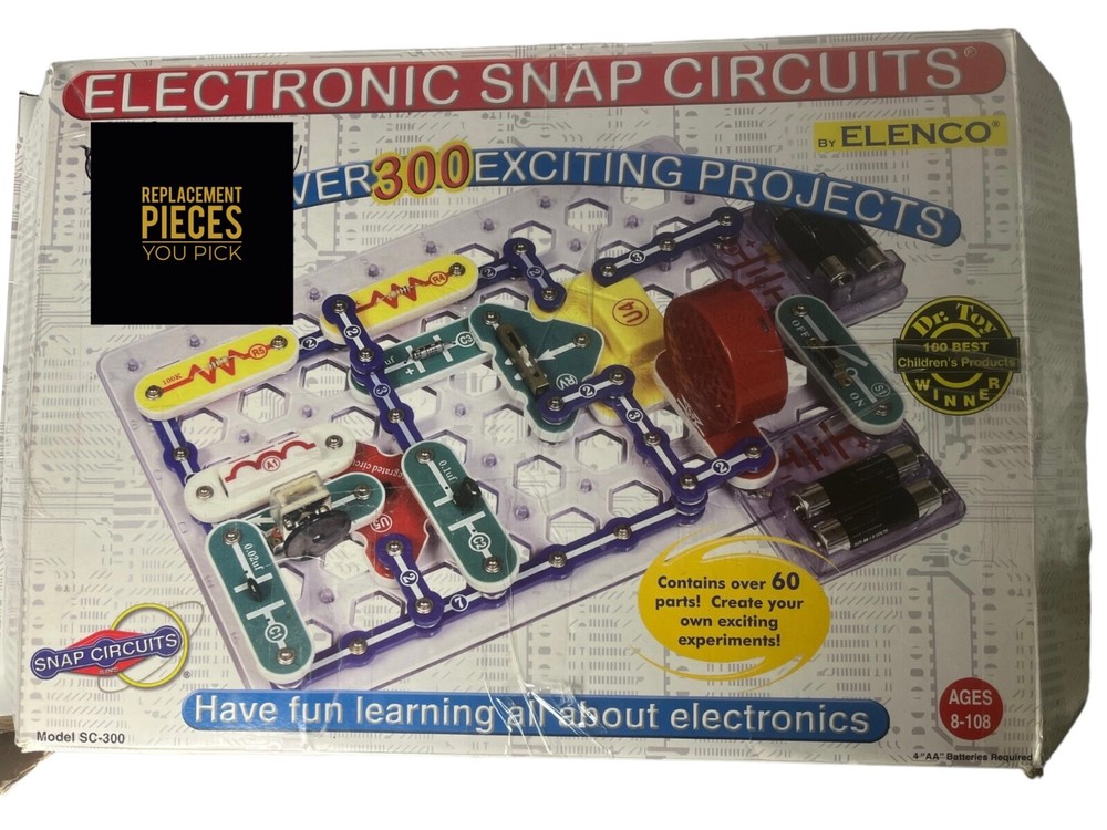 Electronic Snap Circuits Projects 102-305 Replacement Parts Pieces You Choose