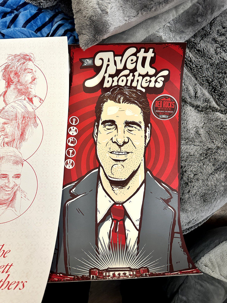 The Avett BrothersHardstock Posters 24 x11 26 x 11 Blue grass Folk