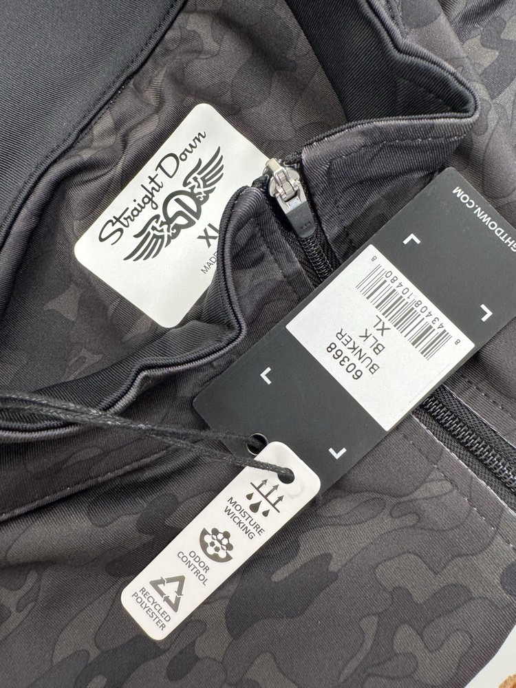 STRAIGHT DOWN - NEW w TAG Camouflage GSG Pullover Performance Golf XL Jacket