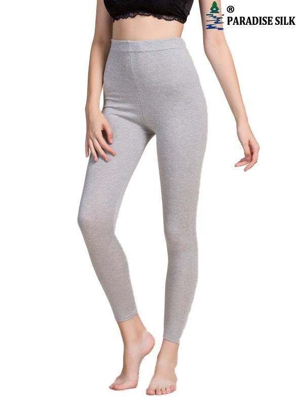 Womens Silk Cashmere Blend Under Pants Bottom