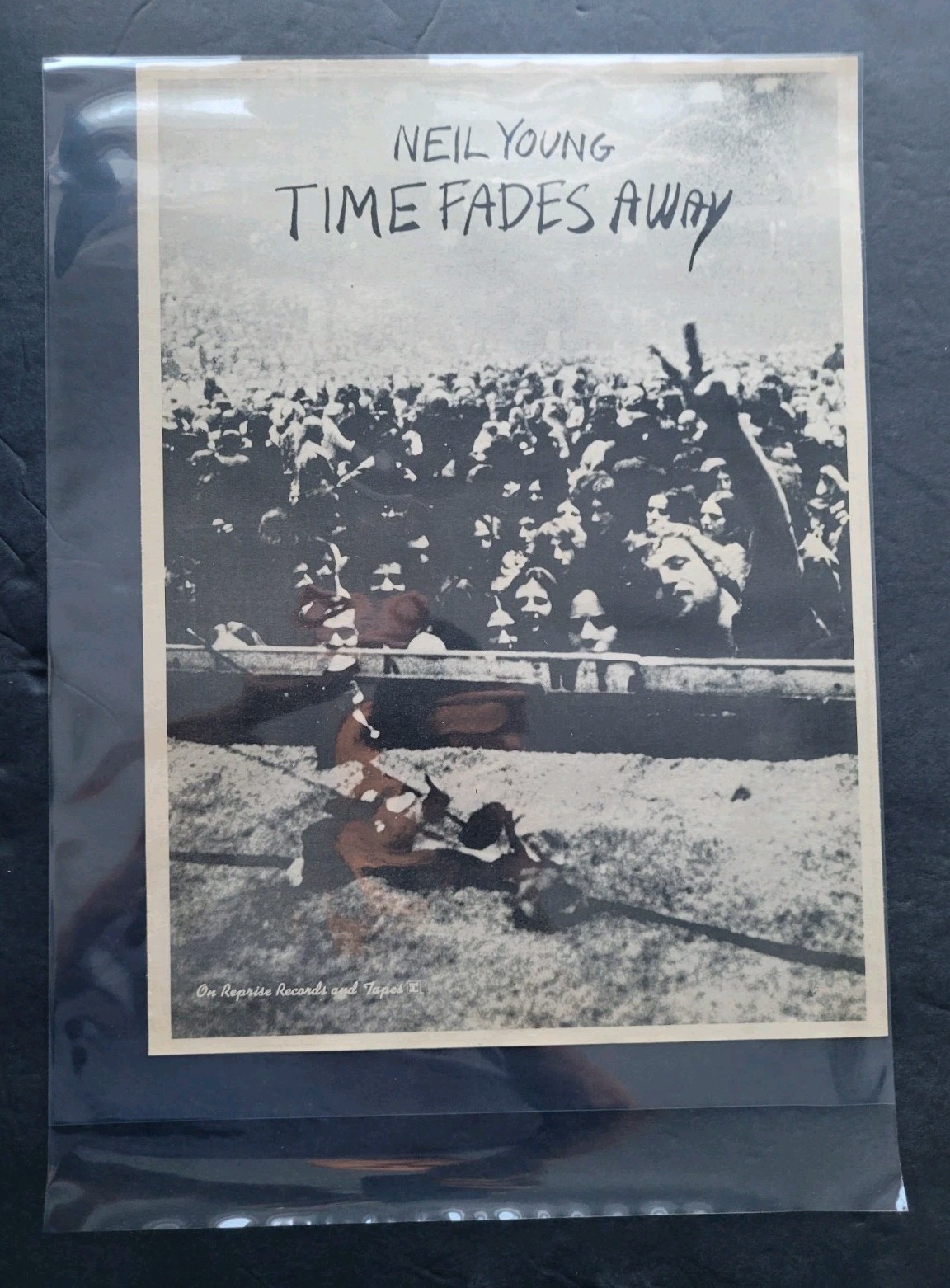 Neil Young Time Fades Away Album Promo Print Advertisement 1973