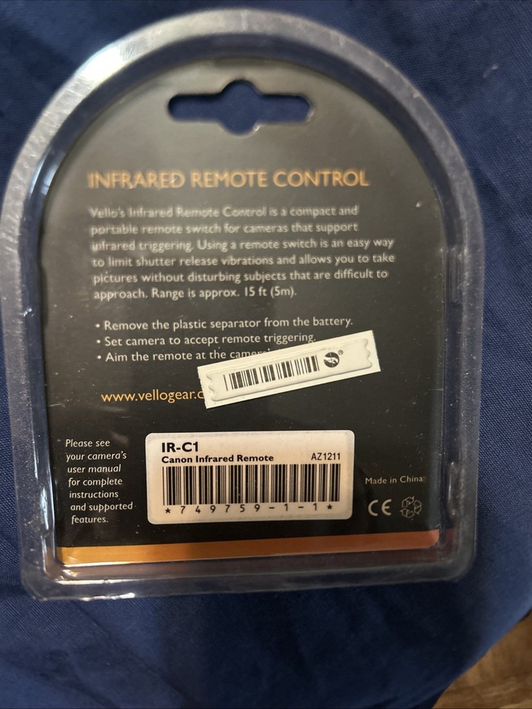 Vello IR-C1 Infrared Remote Control for Nikon Camera