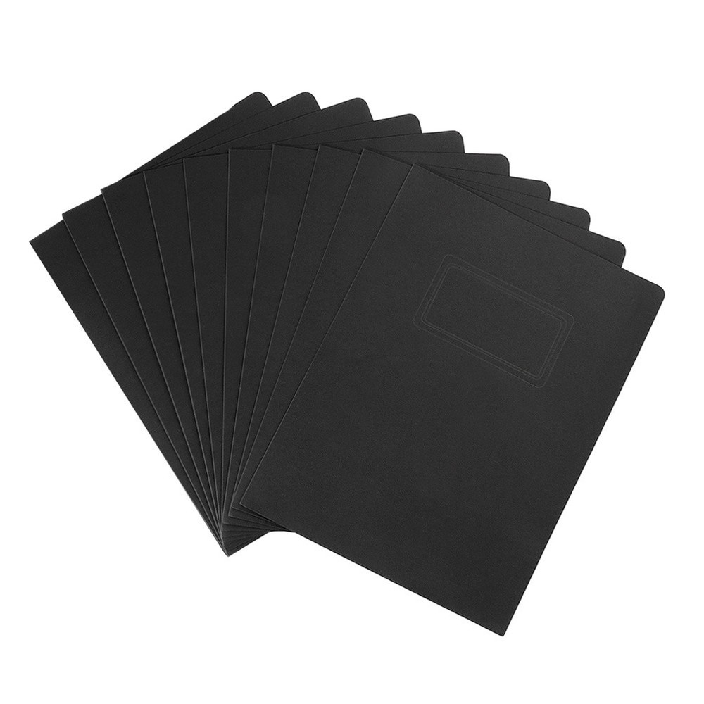 10 Pcs Document Organizer Folder Binder Paper Folders with Pockets
