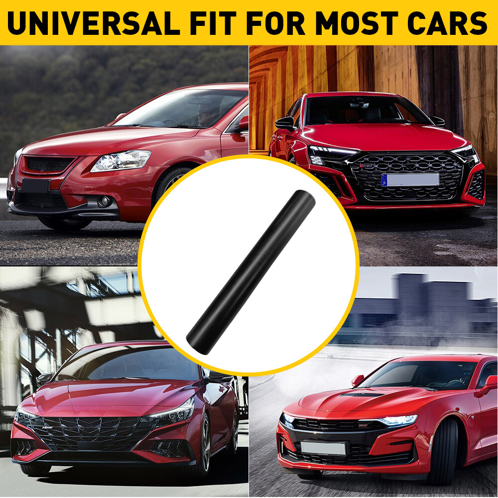 Universal Windshield Banner Matte Black Vinyl Decal Sun Strip 60"x10"