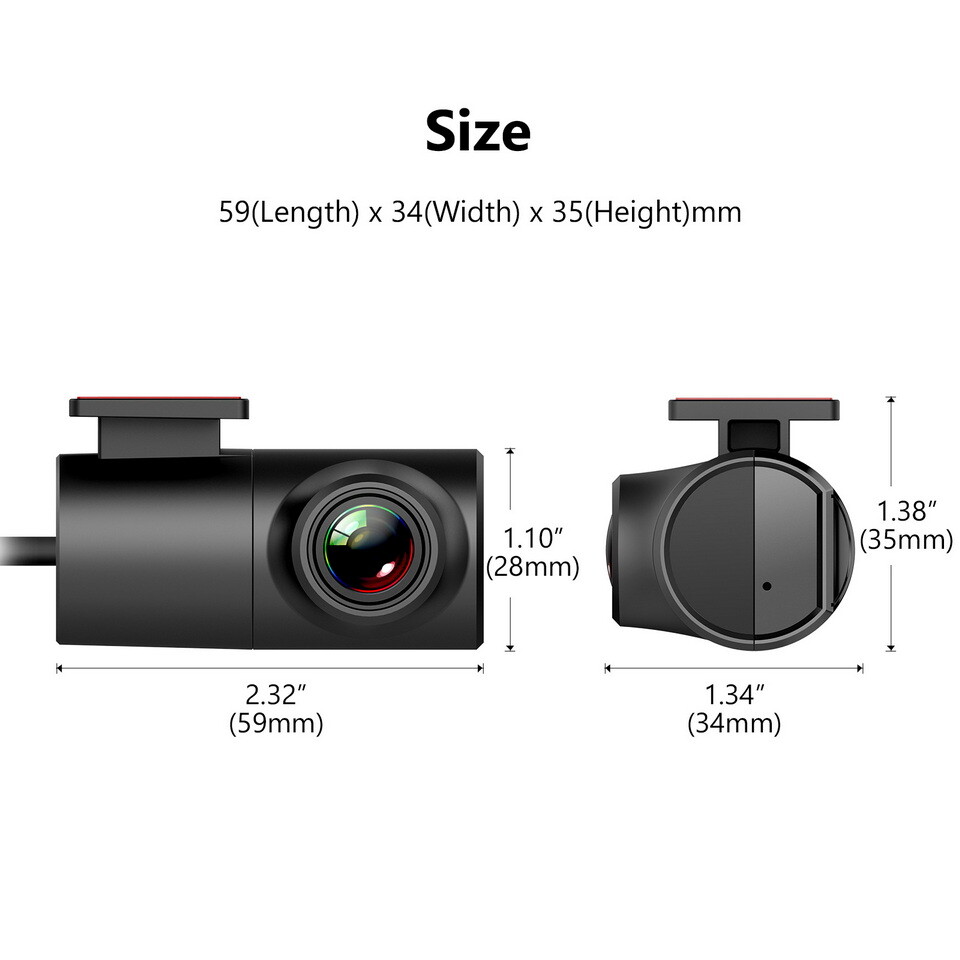 Eonon Car Dash Cam DVR USB Type Camera Dashcam for Eonon Android Car Stereos O