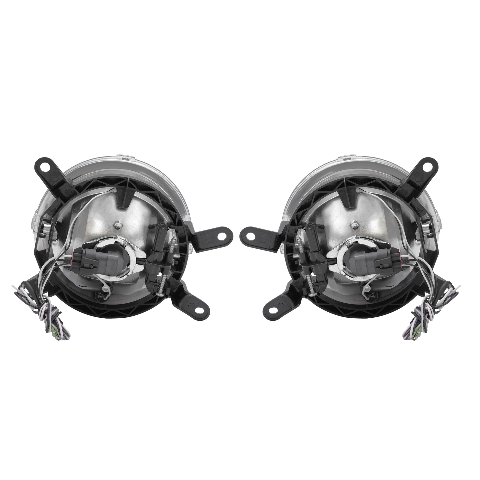 Fog Lights LED Halo Running Light Smoke Lens For Ford Mustang GT 2005-2009 RH&LH