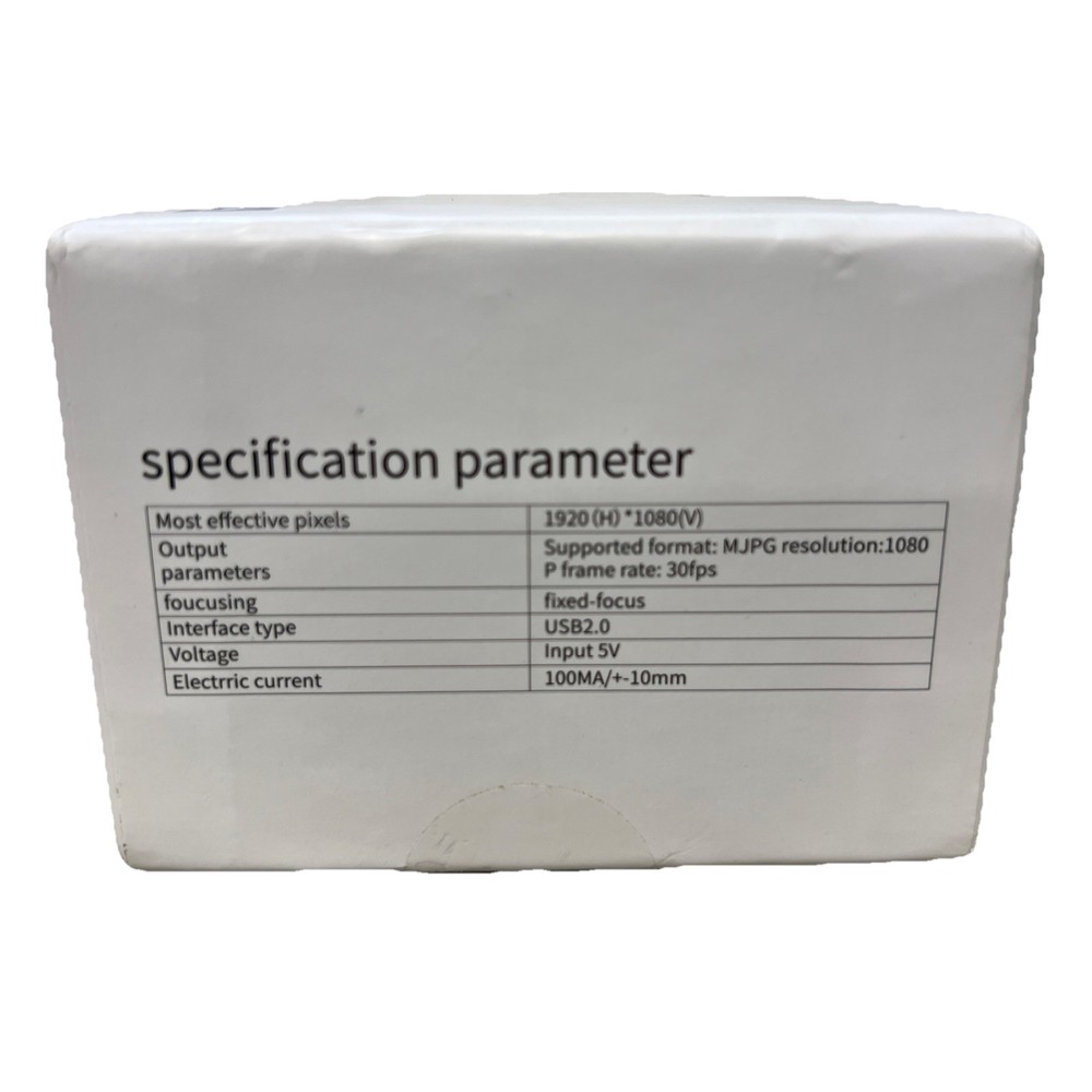 HD Pro 1080p Web Camera S1 Webcam with Microphone No Manual EUC