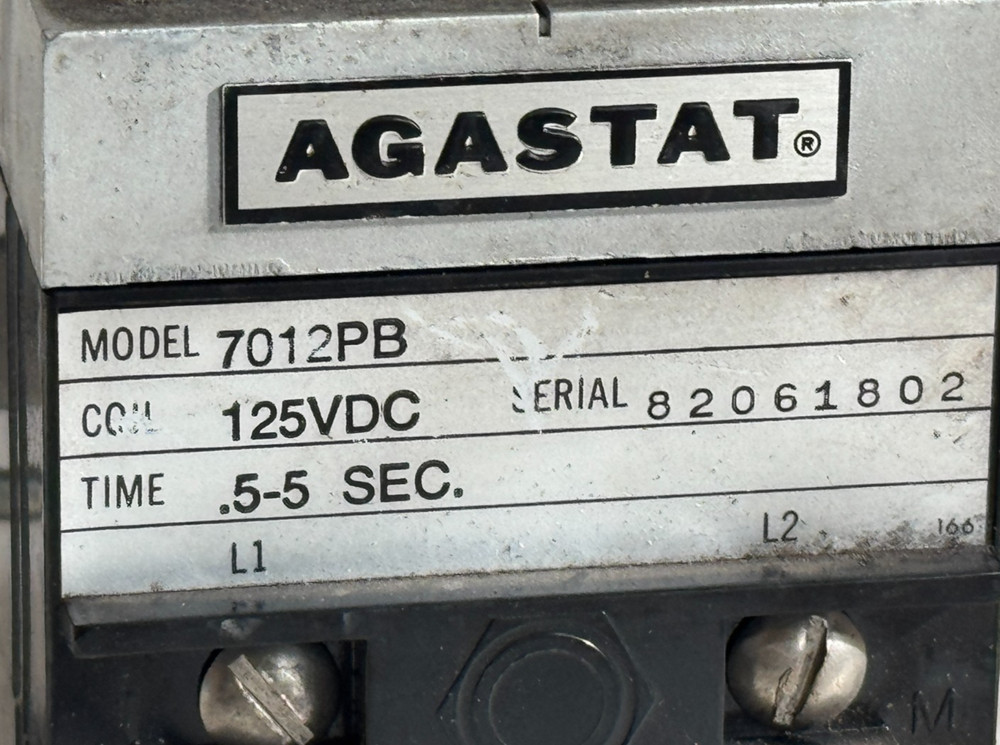 USED Agastat 7012PB Timing Relay