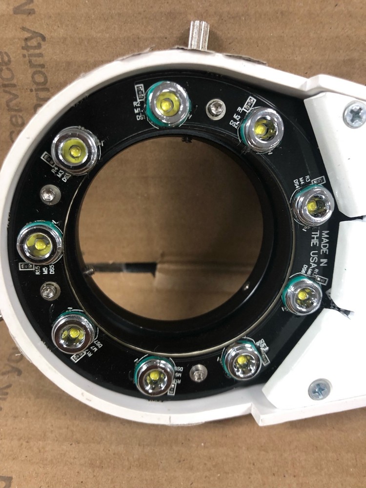 Micro-Lite LV2000 LED Microscope Ring Illuminator, ID: 2.35" (TESTED)