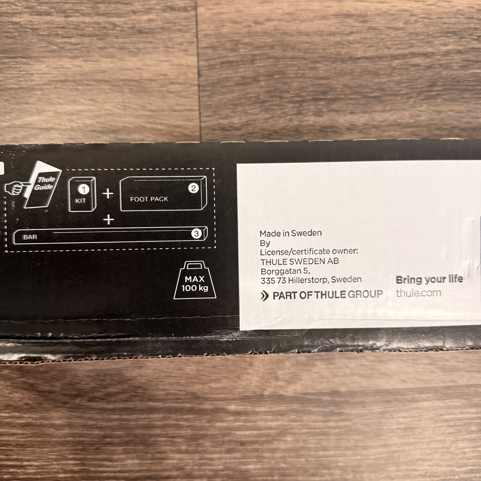 Thule WingBar Evo 135 cm Roof Bars 711420 (53" inches / 2 Pack) Color: Black