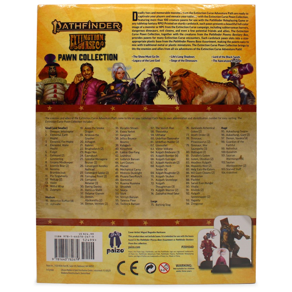 Pathfinder Pawns: Extinction Curse Pawn Collection