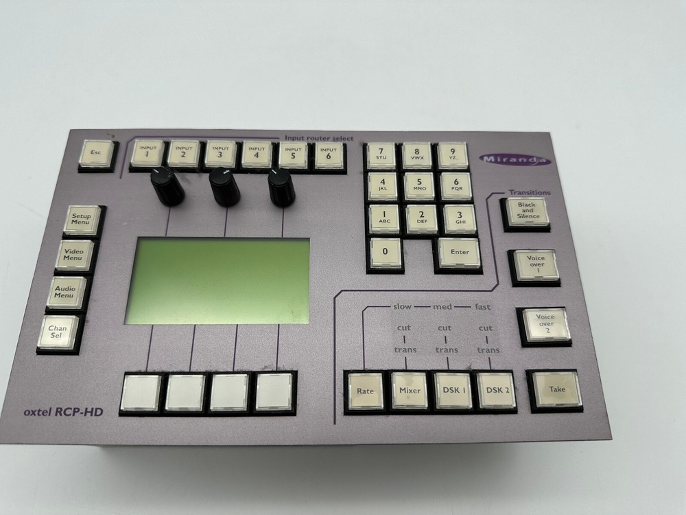 MIRANDA OXTEL Remote Control Panel - RCP-HD - Made in England