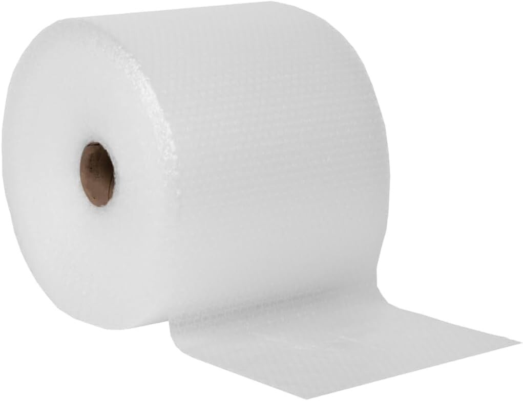 12" Wide  175 feet Bubble Cushioning Wrap Roll Small Bubble Perforated Every 12"