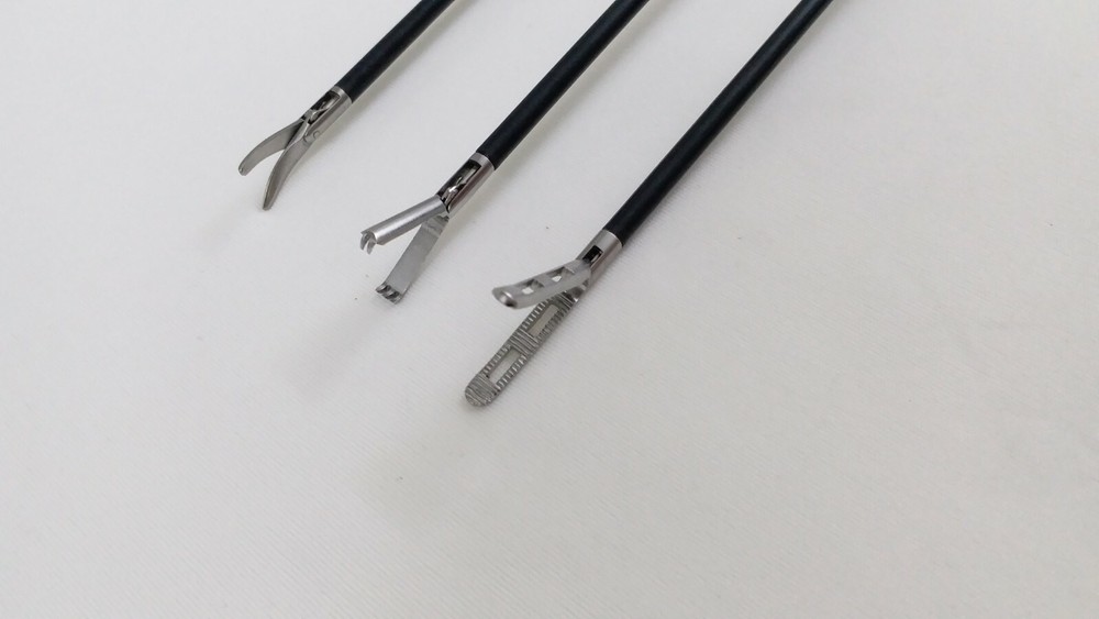 3pc Laparoscopic Grasping Forceps 5mmx330mm Endoscopy Surgical Instruments