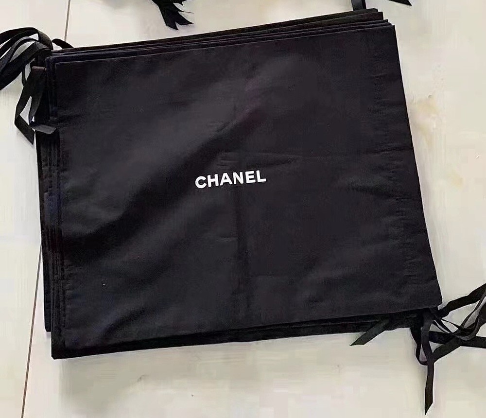 NEW 100% AUTHENTIC CHANEL 2025 BLACK SMALL MEDIUM LARGE Dust Bag Protector S2