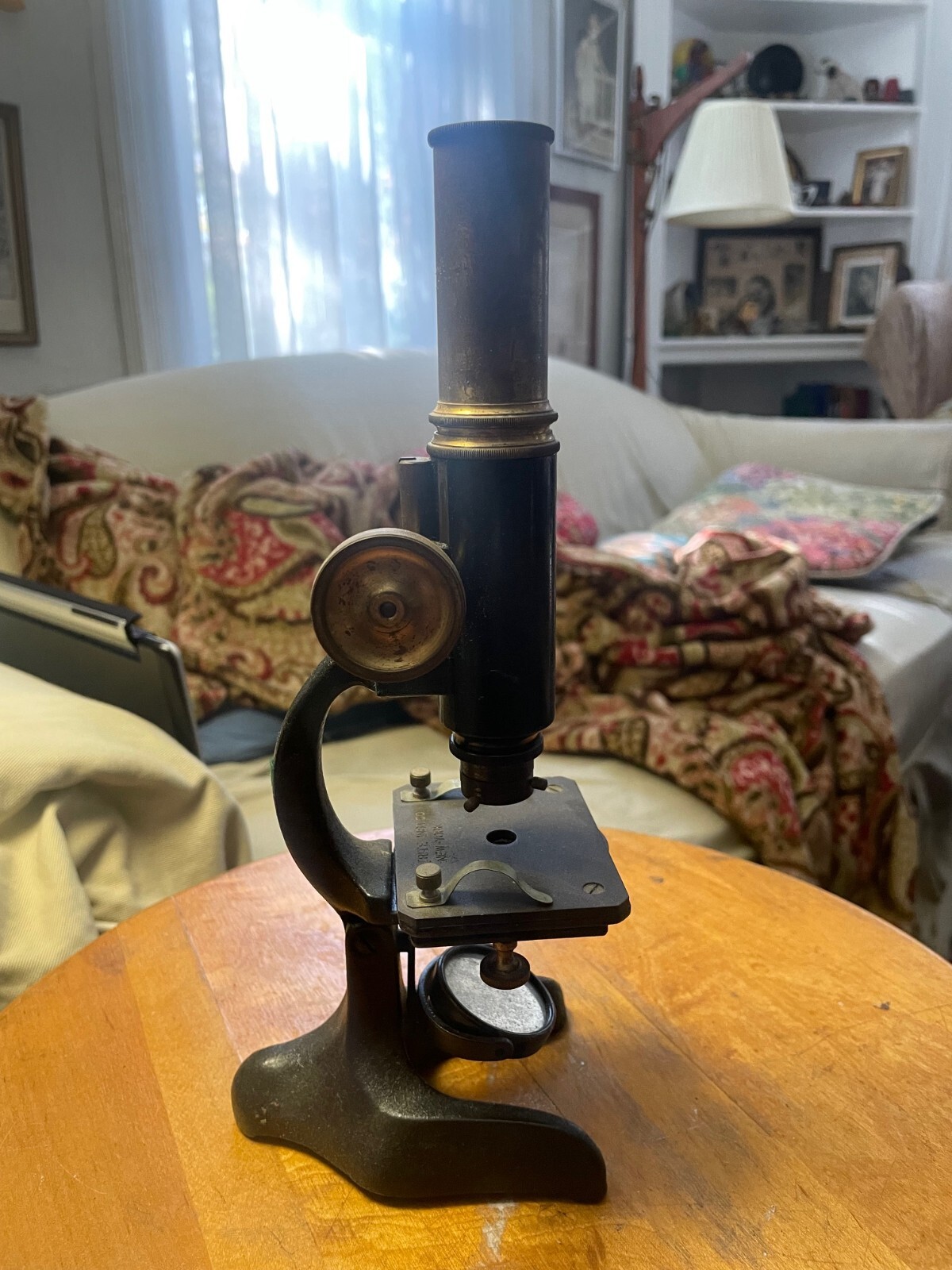 Vintage Testrite No. 110 Student Microscope with Travel Case