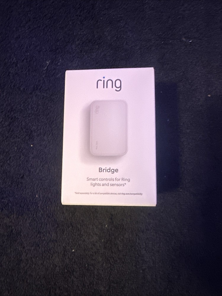 Ring Bridge (2nd Gen) Smart Lighting Bridge Compatible w/ Alexa, Google. Sealed