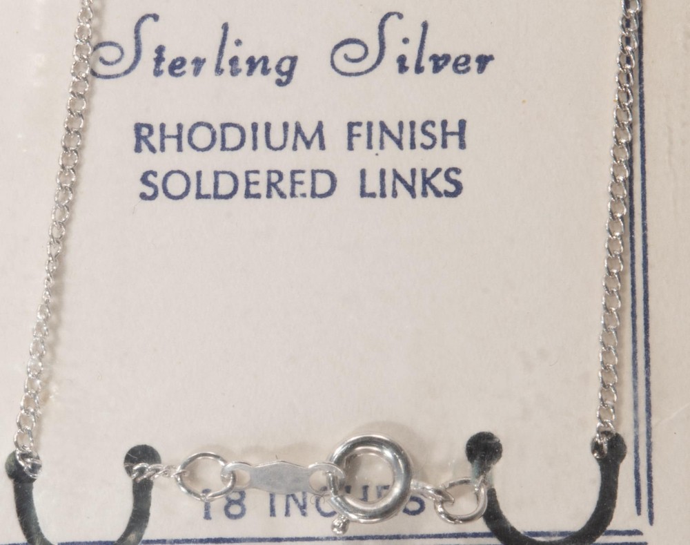 Sterling Silver Link Chain 18” NEW