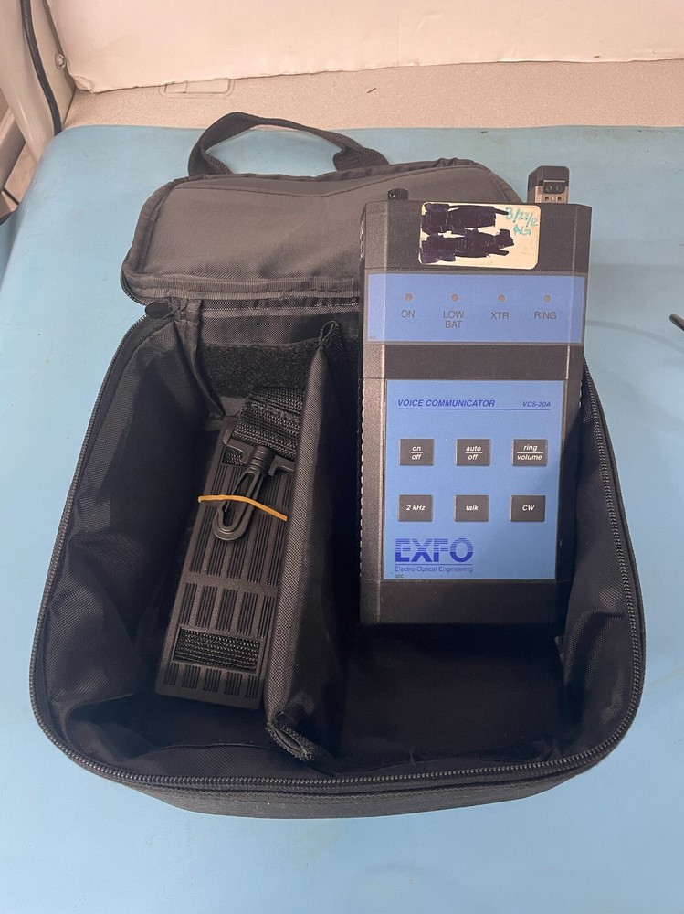 EXFO VCS-20A SM Multi-Function Voice Communicator w/ Case *30 DAY RETURNS*