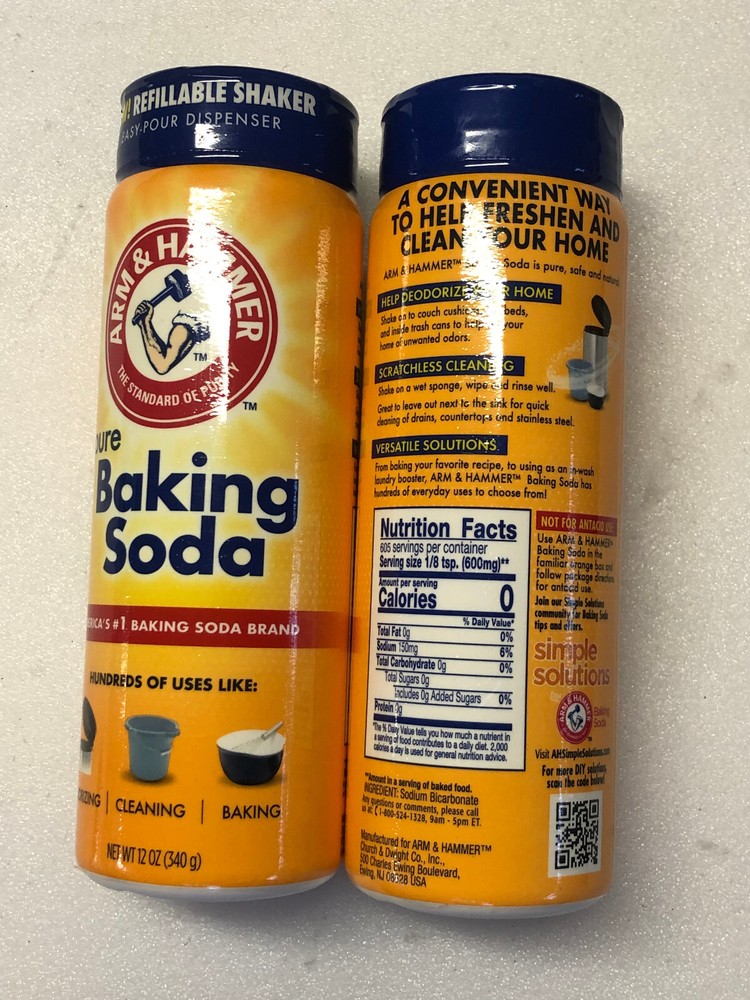Arm & Hammer Pure Baking Soda 12 Oz. Refillable Shaker