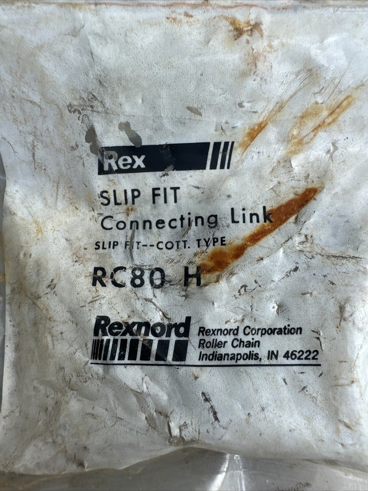 Rex RC80 Slip Fit Connecting Link