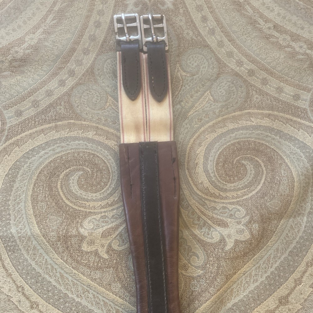 Chafeless Leather  Girth  Brown 44”