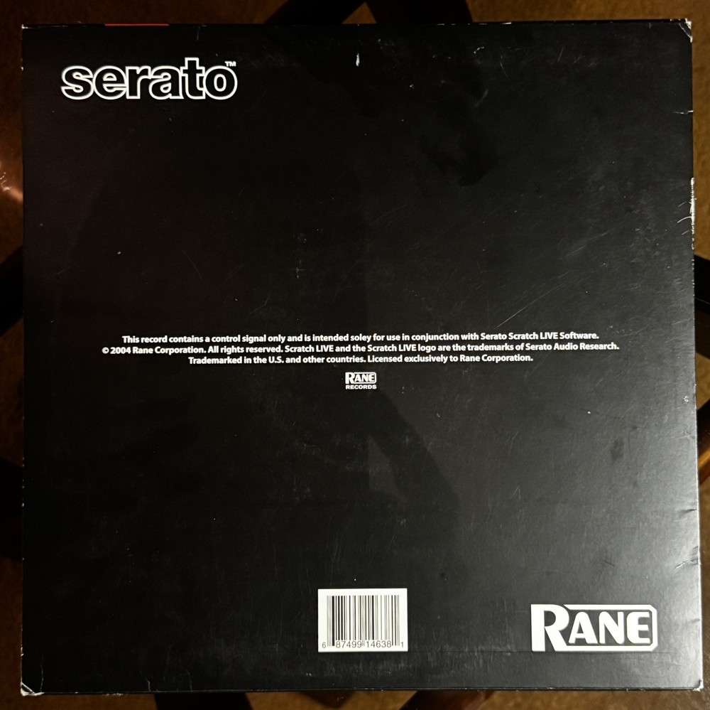 Serato Scratch Live Second Edition Control Vinyl Black for Serato Scratch Live