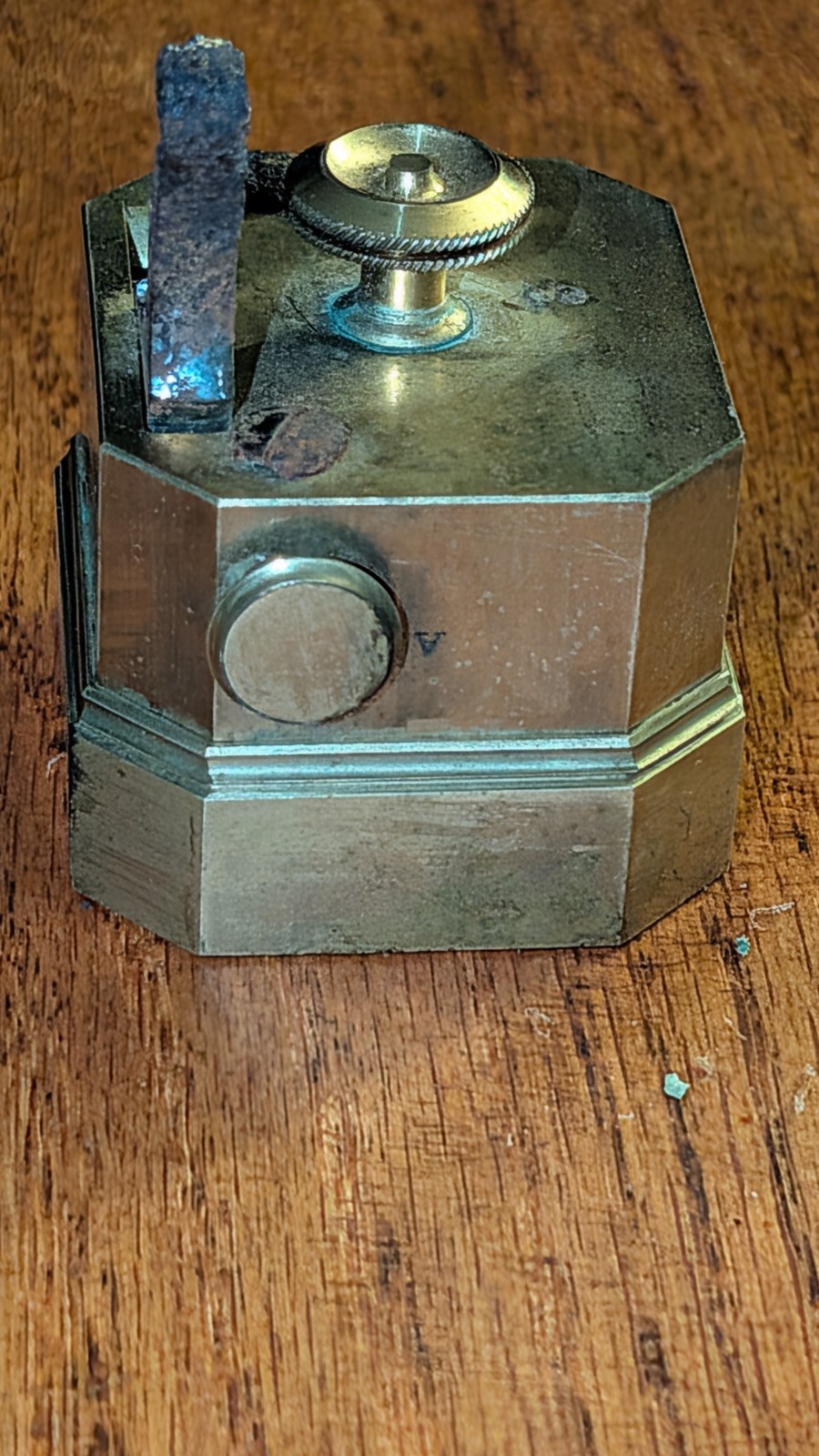 Brass Medical Scarificator for Bloodletting 19th Century by W. Smith In Borough