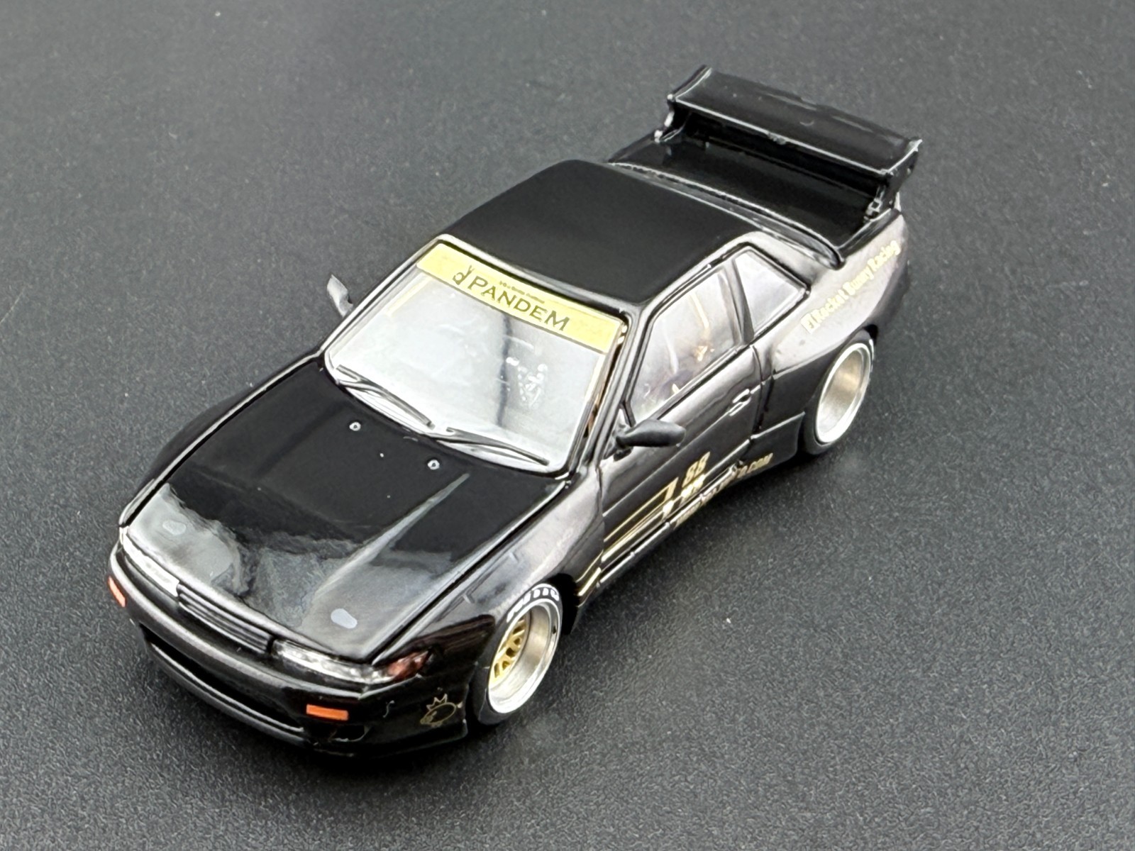 Pop Race Pandem Silvia S13 Black 640289 1/64