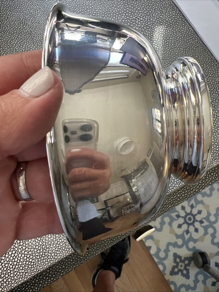 Gorham Small Silver Plate Bowl YC 779 Footed 6-1/2"