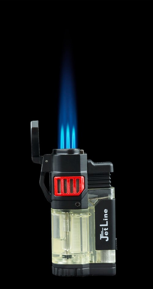 Jetline Diego Triple Flame Lighter (4PC Color Bundle)